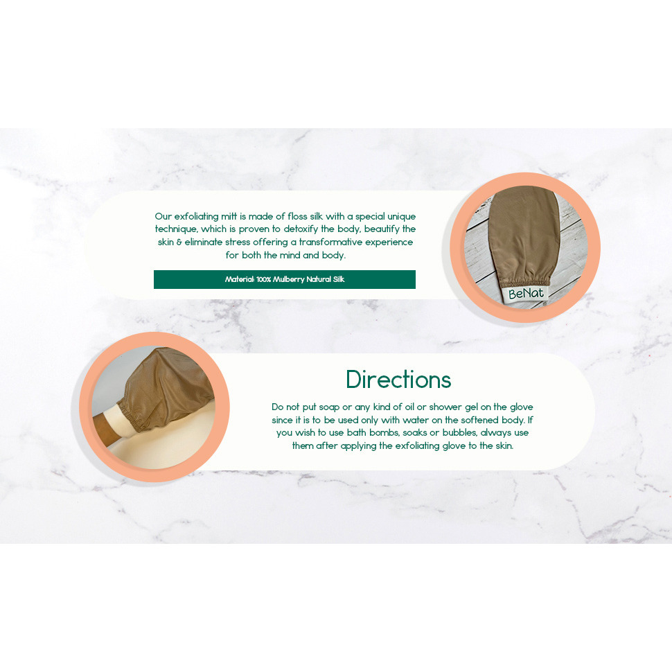 Silk Exfoliating Bath Gloves(D0102HXEKS6.)