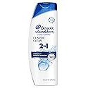 Head and Shoulders 2 in 1 Dandruff Shampoo and Conditioner, Anti-Dandruff Treatment, Classic Clean for Daily Use, Paraben Free, 12.5 oz