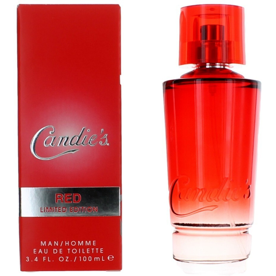Candie's Red by Candies, 3.4 oz Eau De Toilette Spray for Men