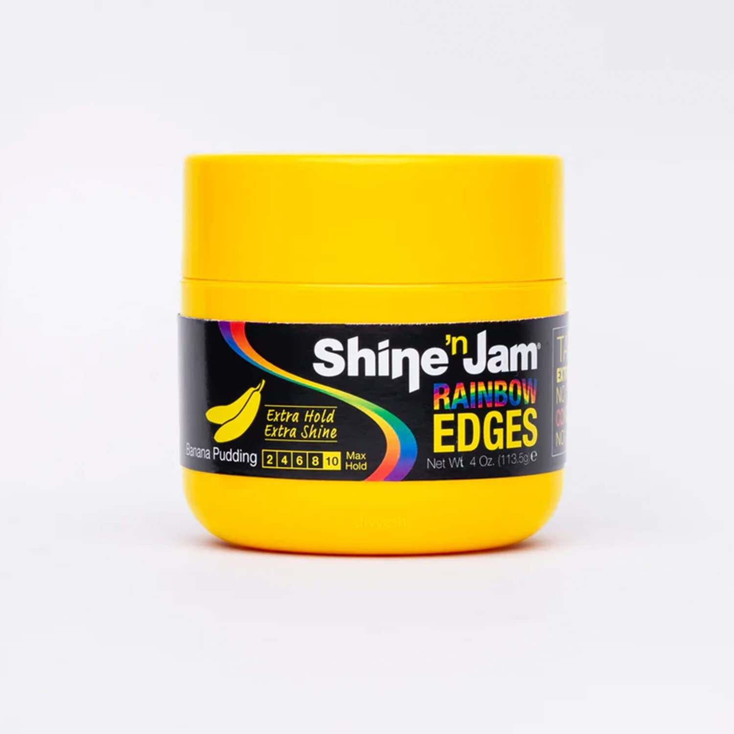 Shine 'n Jam Rainbow Edges - Banana Pudding - 4 oz (Pack of 2)