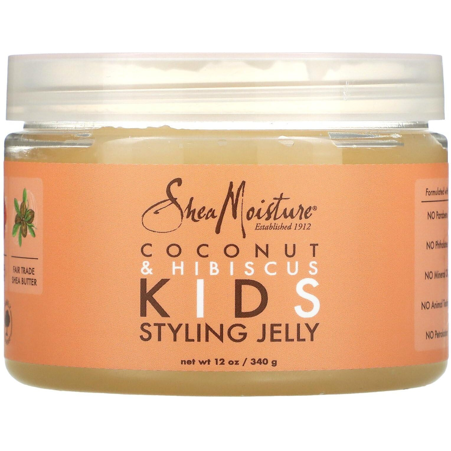SheaMoisture Kids Styling Jelly, Coconut & Hibiscus, 12 oz (340 g)