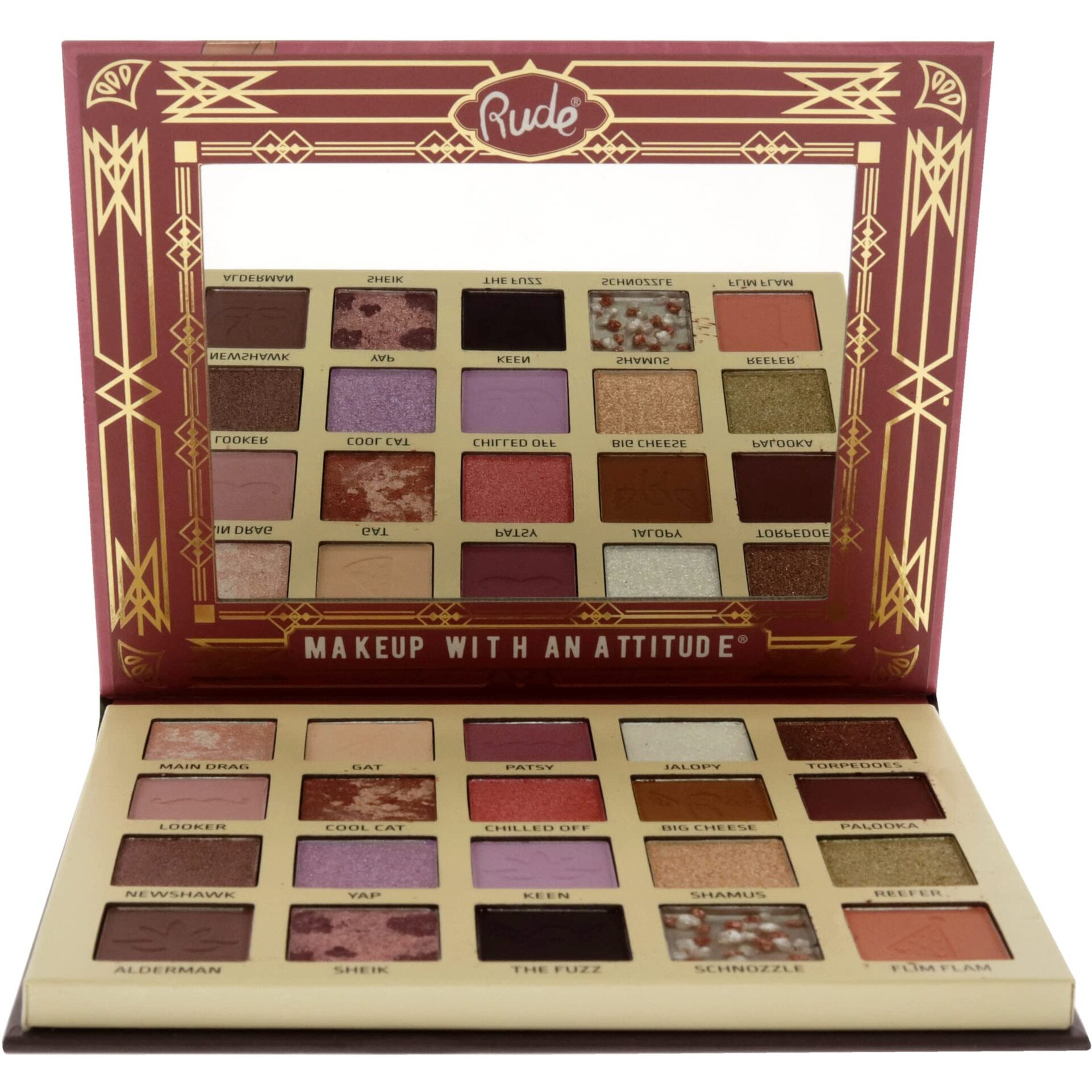 The Roaring 20s Eyeshadow Palette - Excessive by Rude Cosmetics for Women - 0.84 oz Eye Shadow