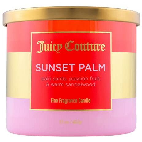 Juicy Couture 14.5 oz Soy Wax Blend 3 Wick Candle - Sunset Palm