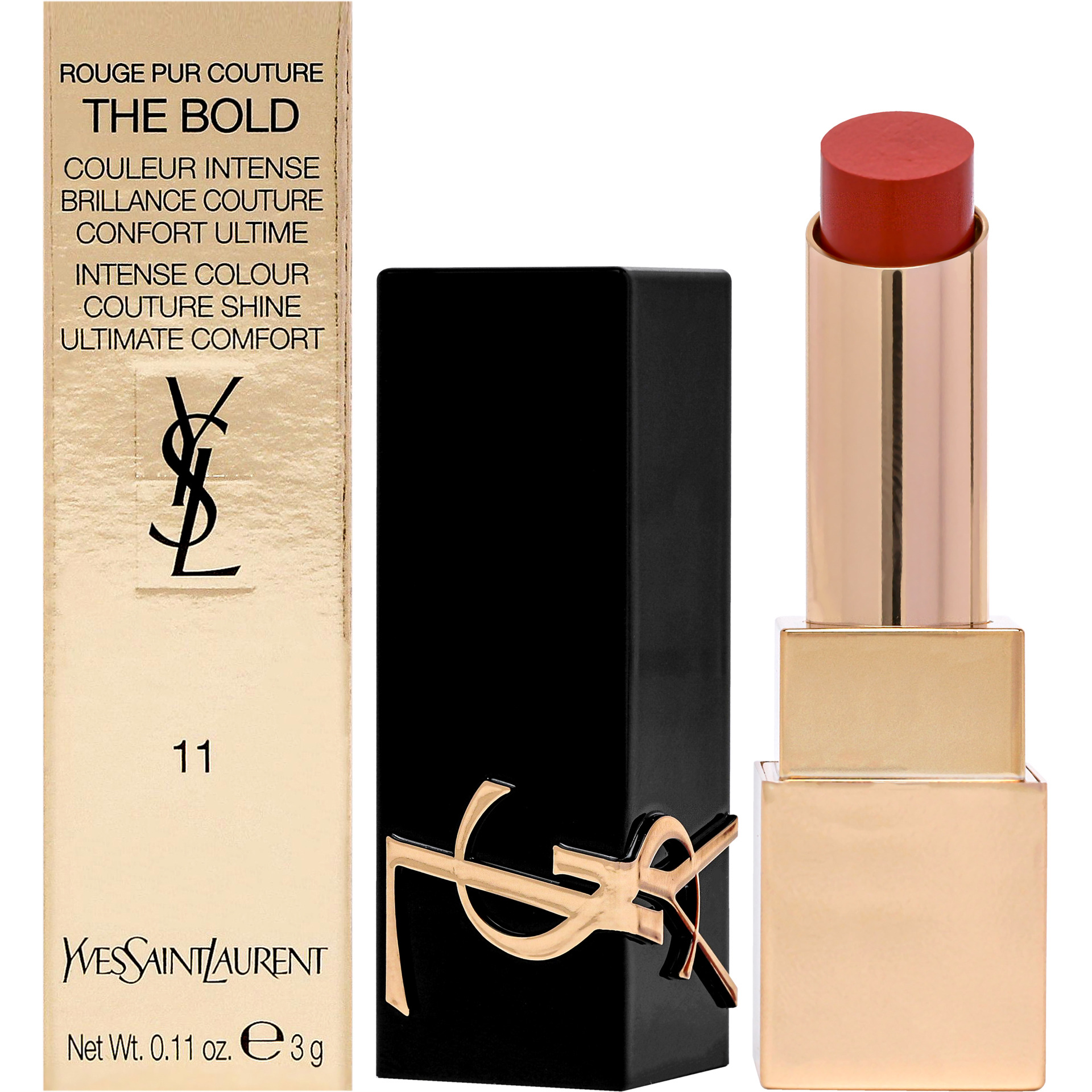 Rouge Pur Couture The Bold Lipstick - 11 Nude Undisclosed by Yves Saint Laurent for Women - 0.11 oz Lipstick