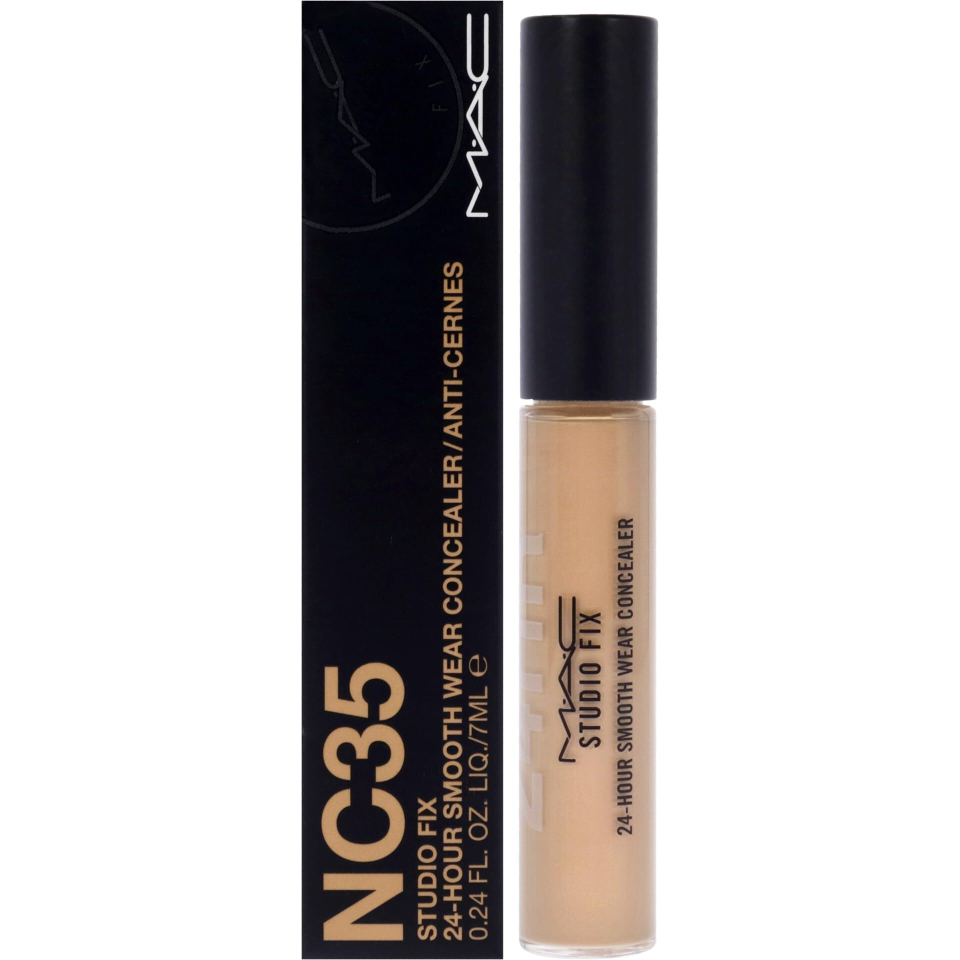 Studio Fix 24 Hour Smooth Wear Concealer - NC35 by MAC for Women - 0.24 oz Concealer