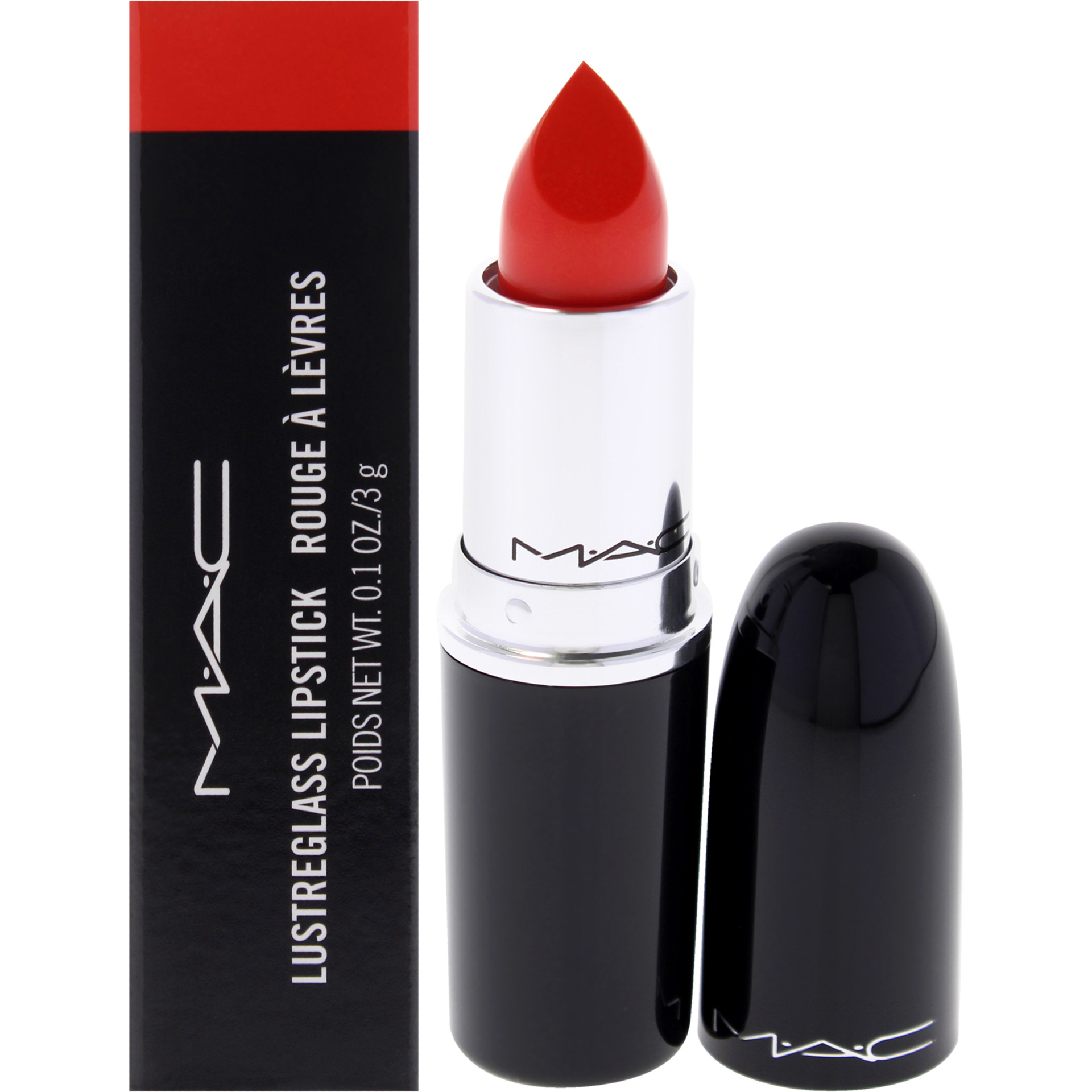 Lustreglass Lipstick - TNTeaser by MAC for Women - 0.1 oz Lipstick