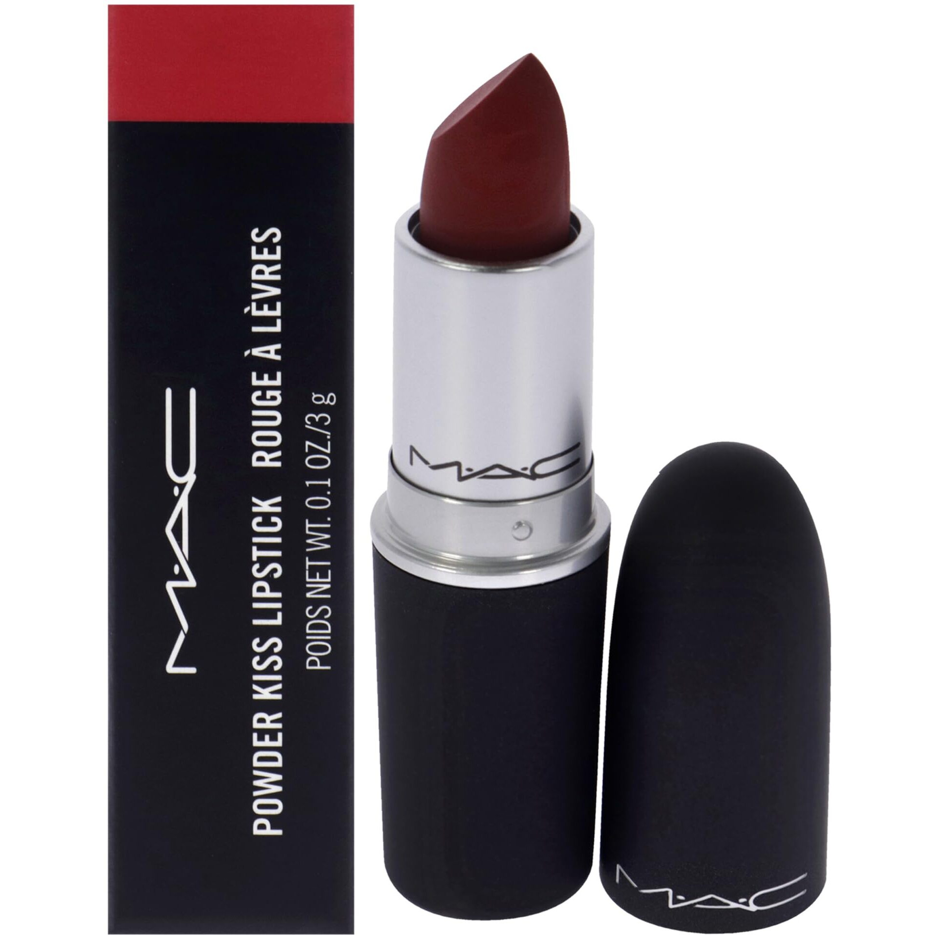 Powder Kiss Lipstick - 935 Ruby New by MAC for Women - 0.1 oz Lipstick