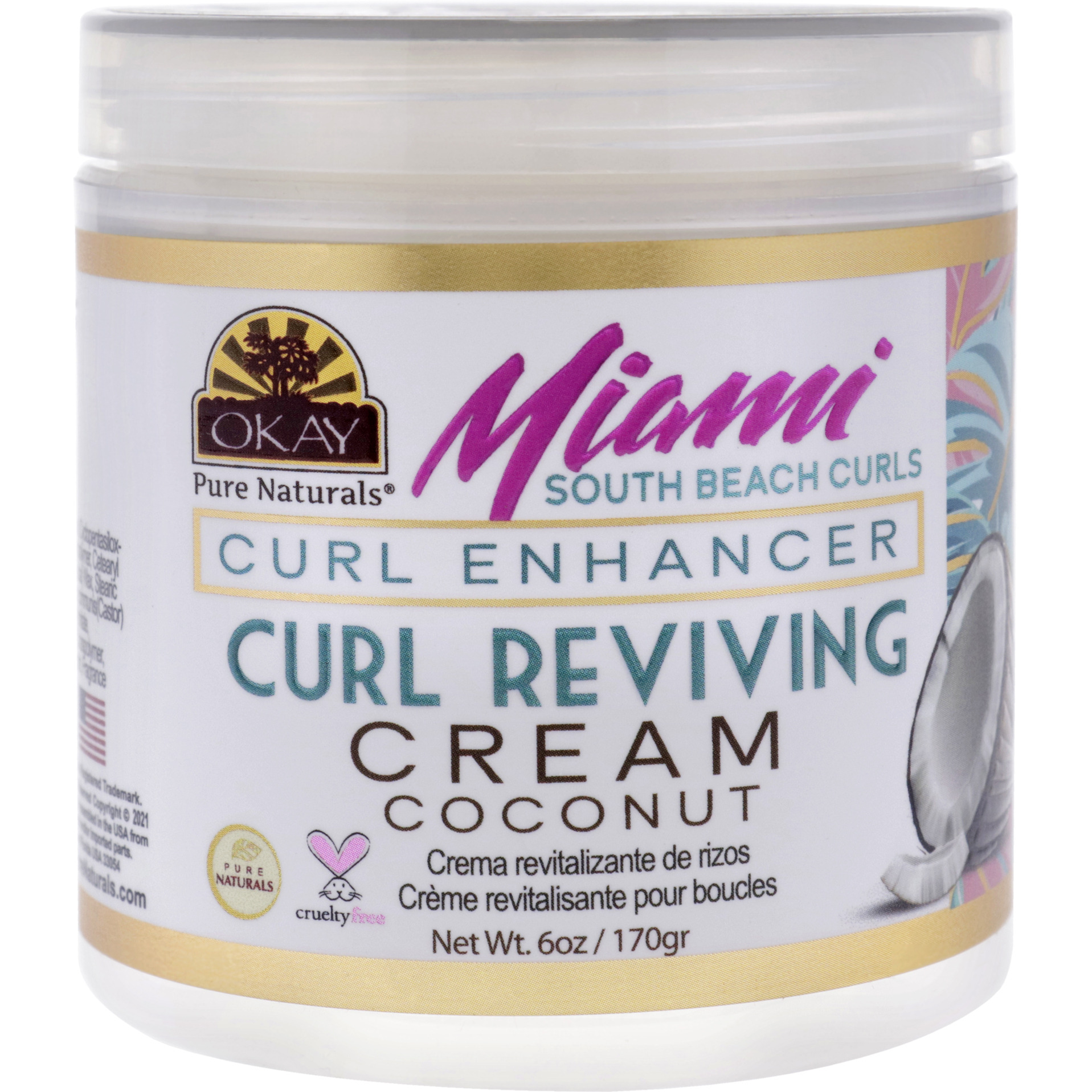 Miami South Beach Curls - Curl Enhancing by Okay for Women - 6 oz Cream