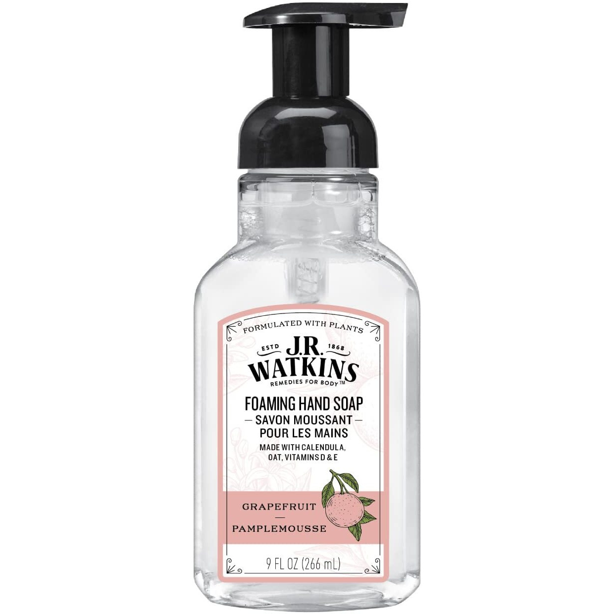 Jr Watkins - Hand Soap Foam grapefruit - case Of 3-9 Fz(D0102H54YX6)
