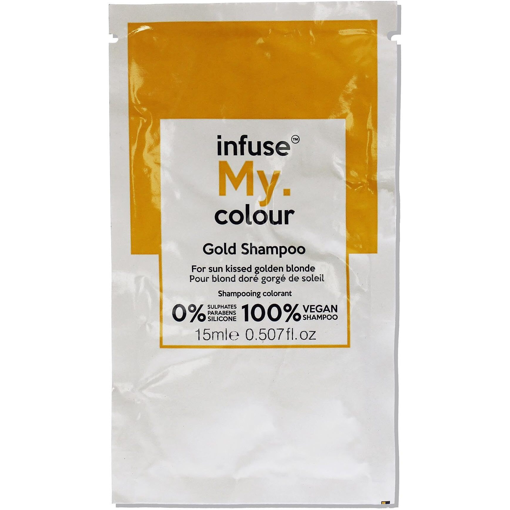 Gold Shampoo by Infuse My Colour for Unisex - 15 ml Shampoo