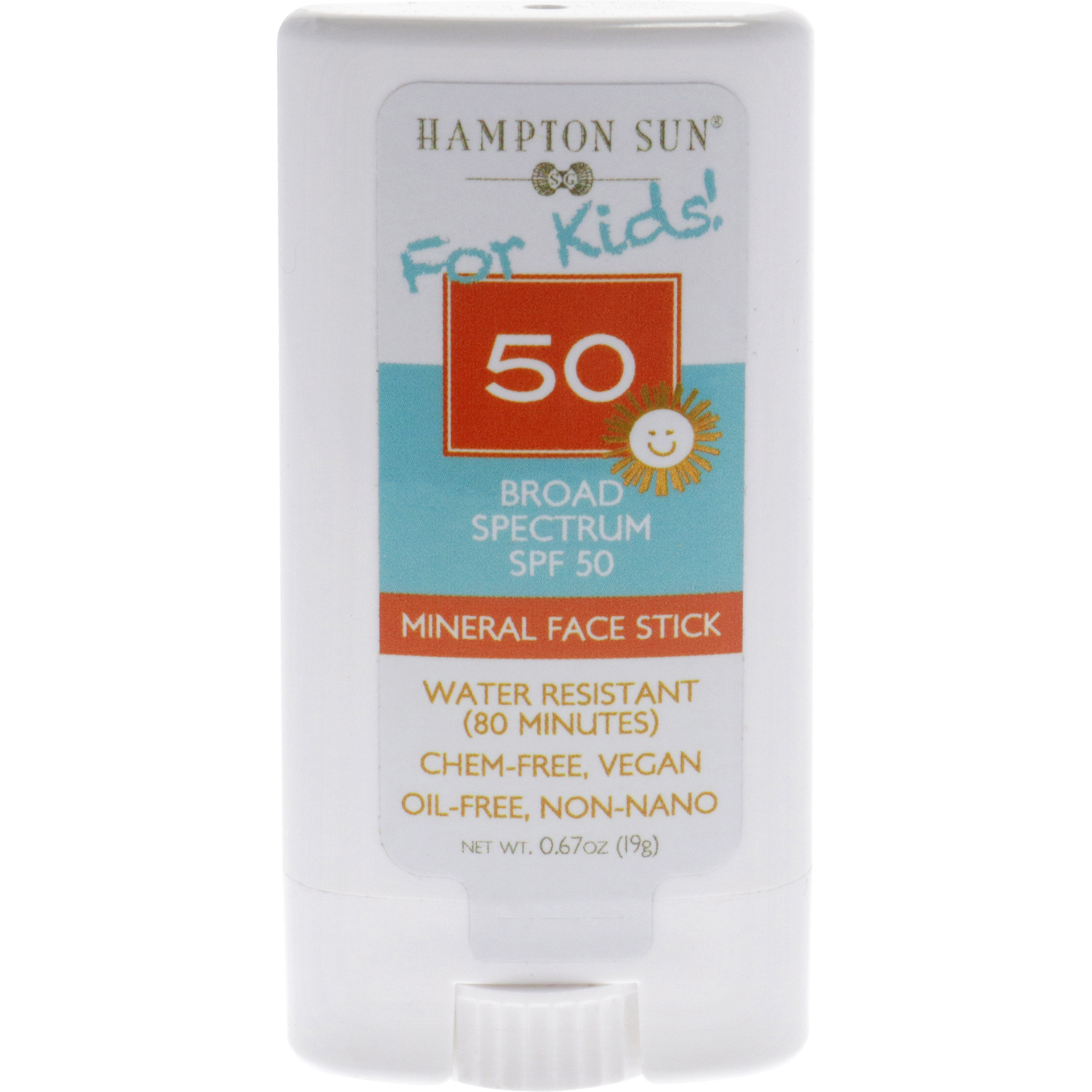 Mineral Face Stick SPF 50 by Hampton Sun for Kids - 0.67 oz Sunscreen