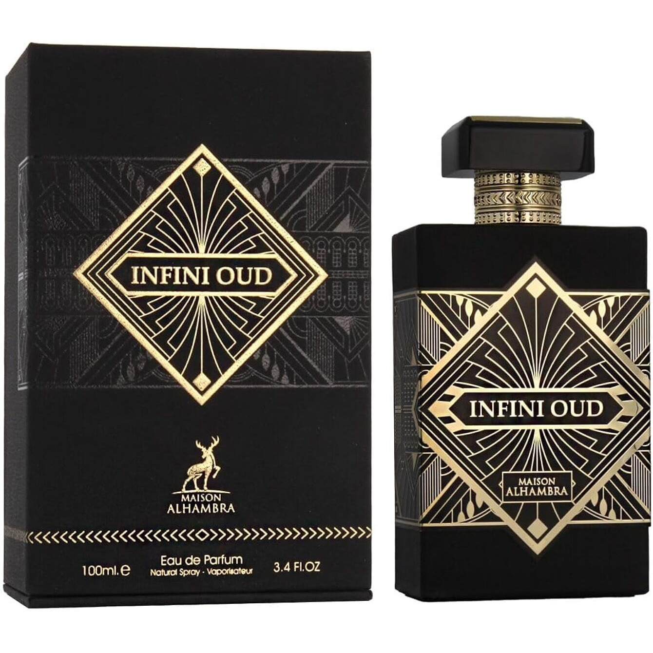 Maison Alhambra Infini Oud by Maison Alhambra Eau De Parfum Spray (Unisex)(D0102HR7YA8)