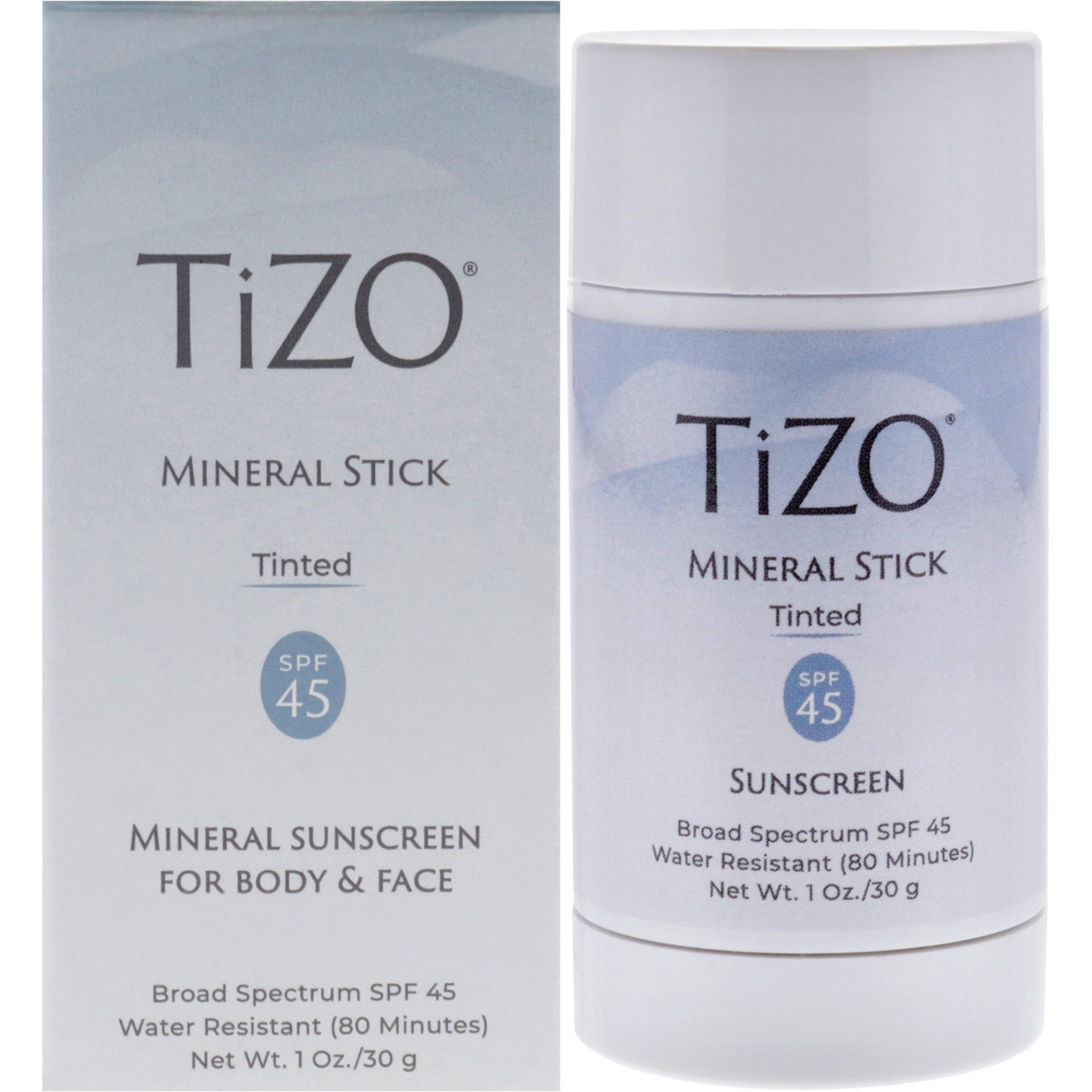 Mineral Stick Tinted SPF 45 by Tizo for Women - 1 oz Sunscreen