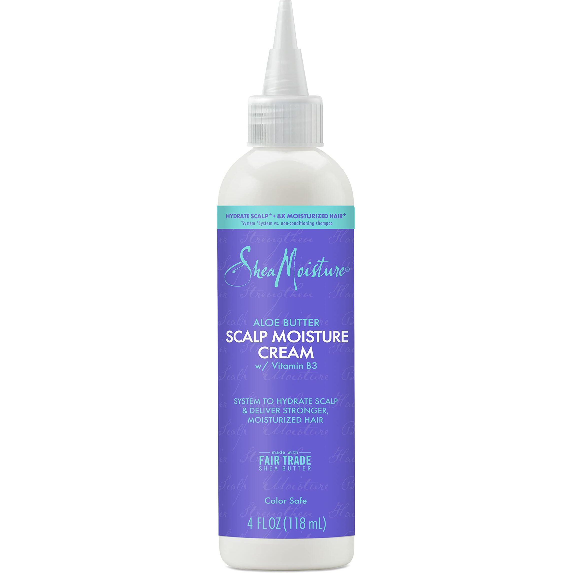 SheaMoisture Hair Cream Aloe Butter & Vitamin B3 With A Boost Of Hydration To Hydrate Scalp + Moisturized Hair 4oz