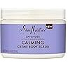 SheaMoisture Creme Body Scrub Lavender Calming Skin Care with Fair Trade Shea Butter 11.3 oz