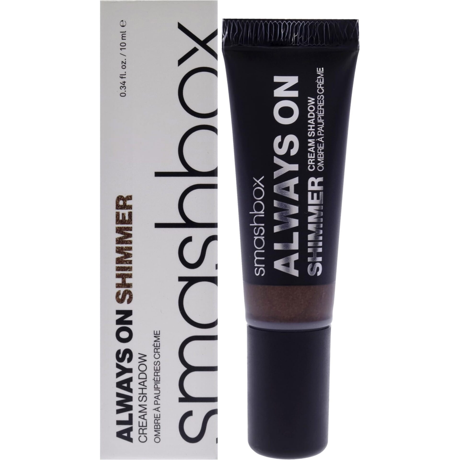 Always On Shimmer Cream Eye Shadow - Bronze by SmashBox for Women - 0.34 oz Eye Shadow
