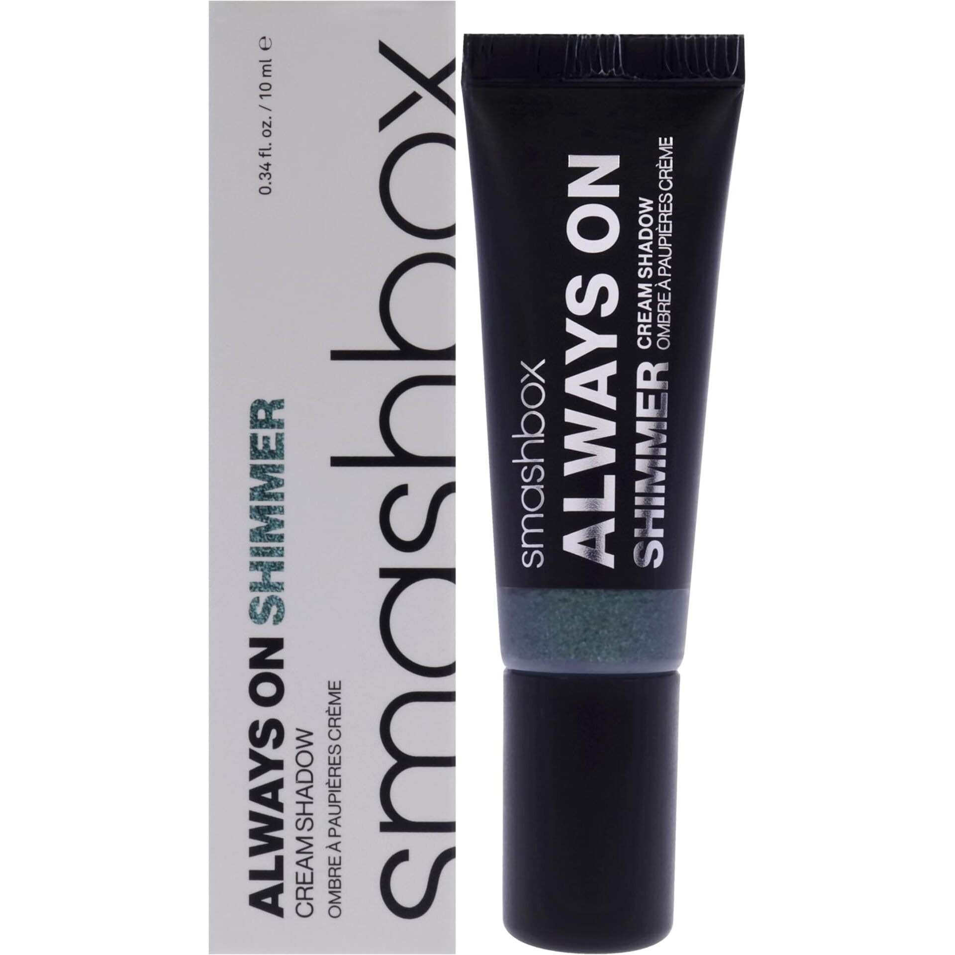 Always On Shimmer Cream Eye Shadow - Emerald by SmashBox for Women - 0.34 oz Eye Shadow