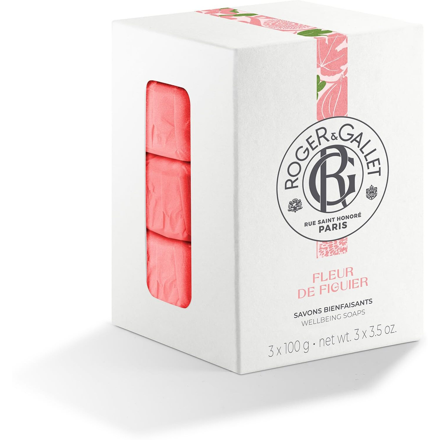 Fig Blossom Wellbeing Soap Set by Roger & Gallet for Unisex - 3 x 3.5 oz Soap