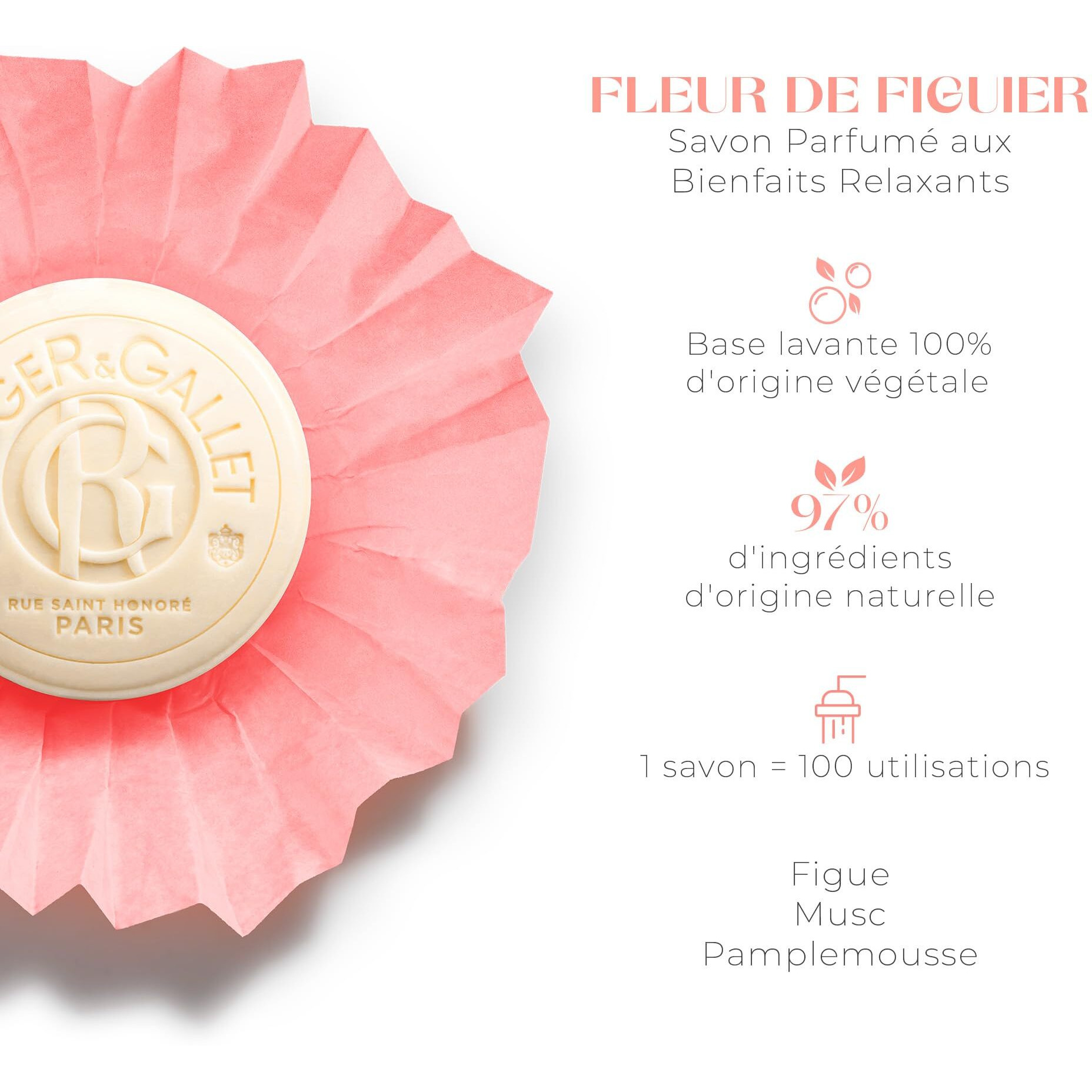 Fig Blossom Wellbeing Soap Set by Roger & Gallet for Unisex - 3 x 3.5 oz Soap