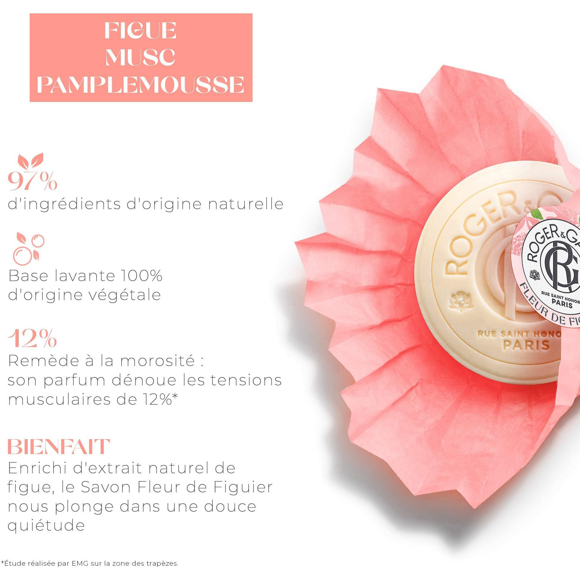 Fig Blossom Wellbeing Soap Set by Roger & Gallet for Unisex - 3 x 3.5 oz Soap