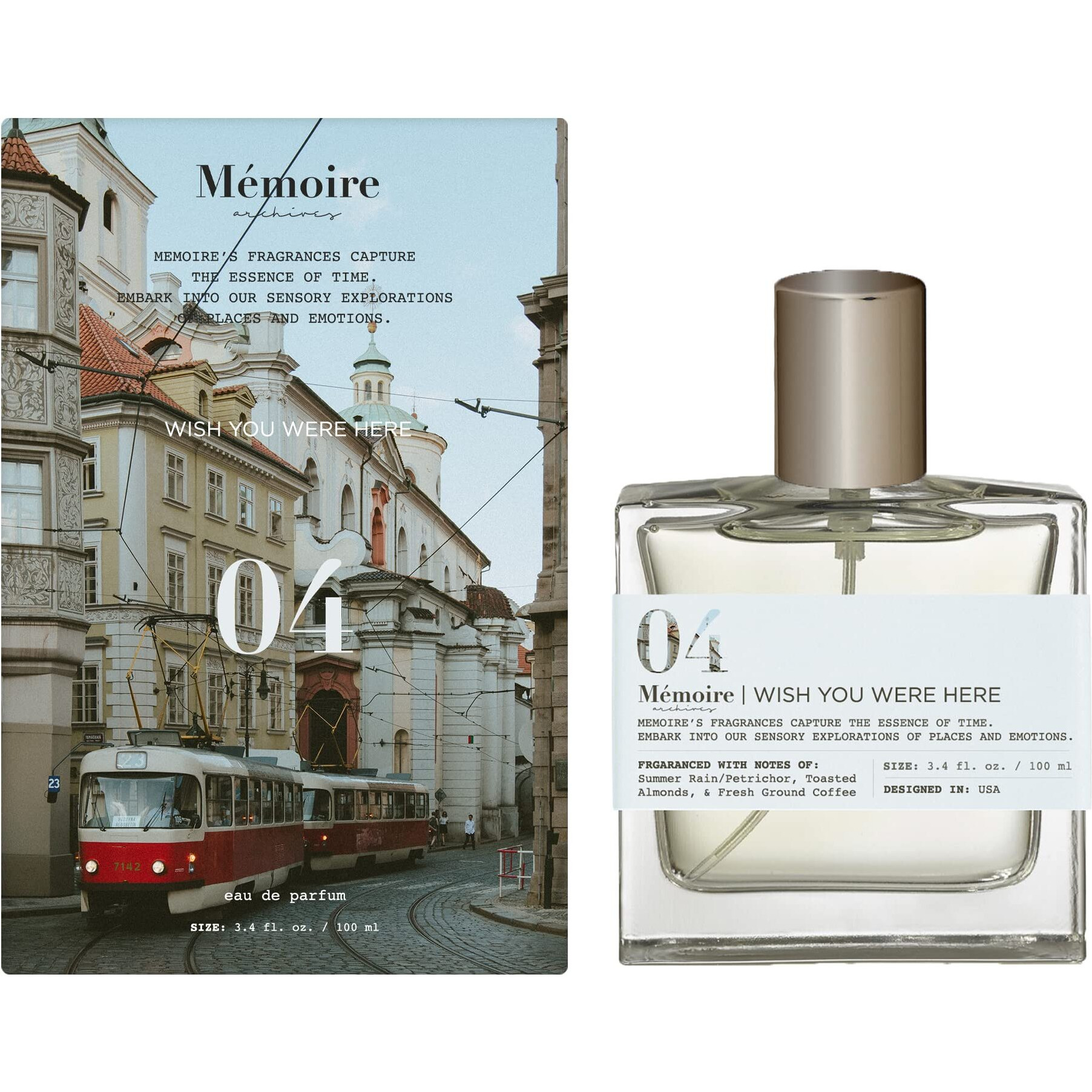 Wish You Were Here by Memoire Archives, 3.4 oz Eau De Parfum Spray for Unisex