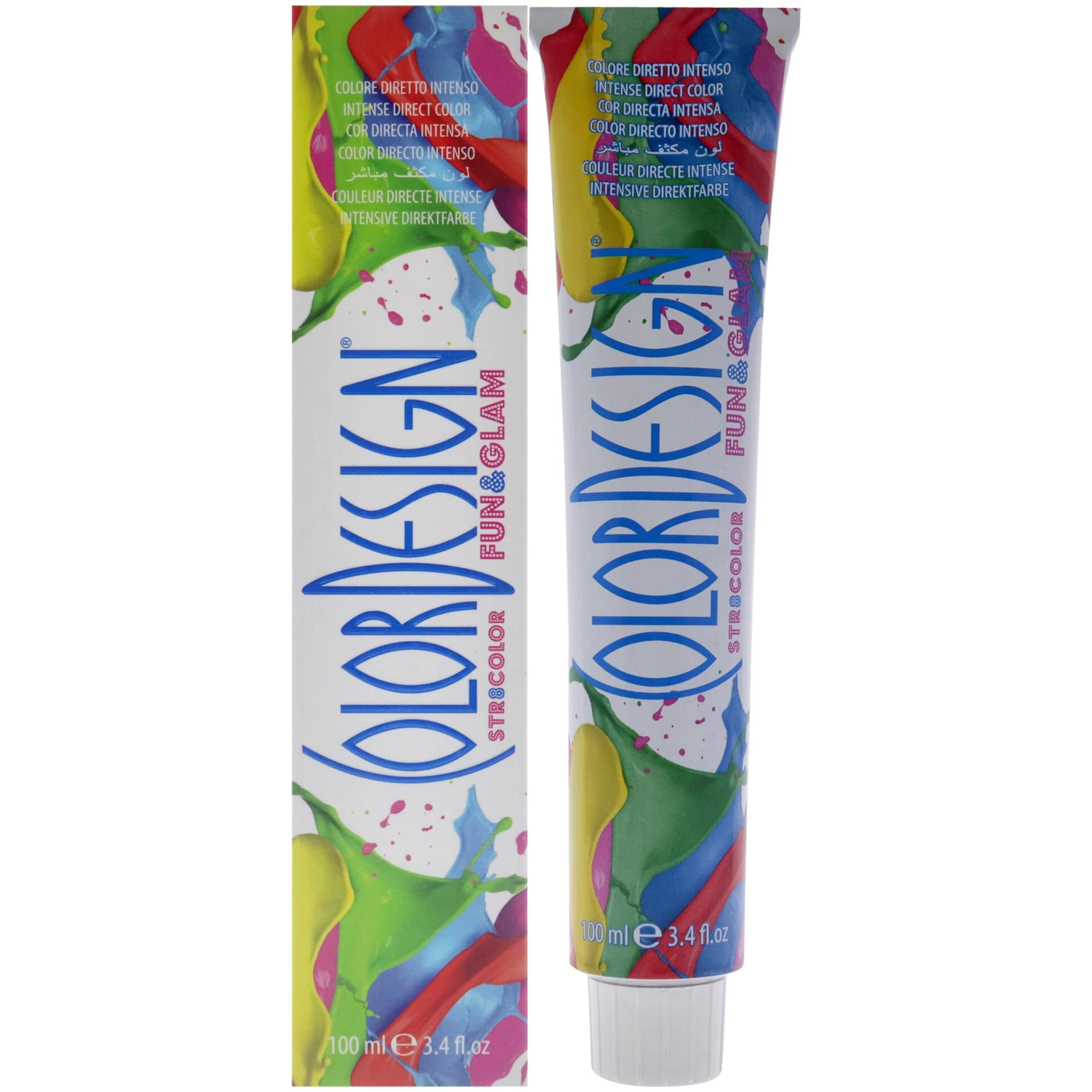 Fun and Glam Demi-Permanent Hair Color - Candy Pink by ColorDesign for Unisex - 3.4 oz Hair Color