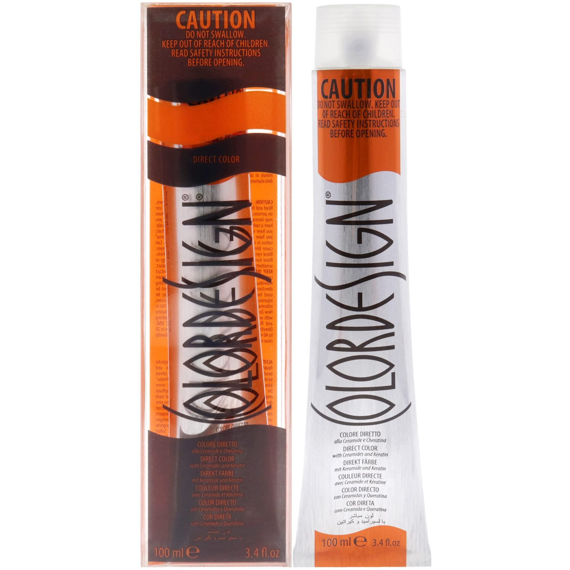Direct Permanent Hair Color - 6.4 Dark Copper Blonde by ColorDesign for Unisex - 3.4 oz Hair Color