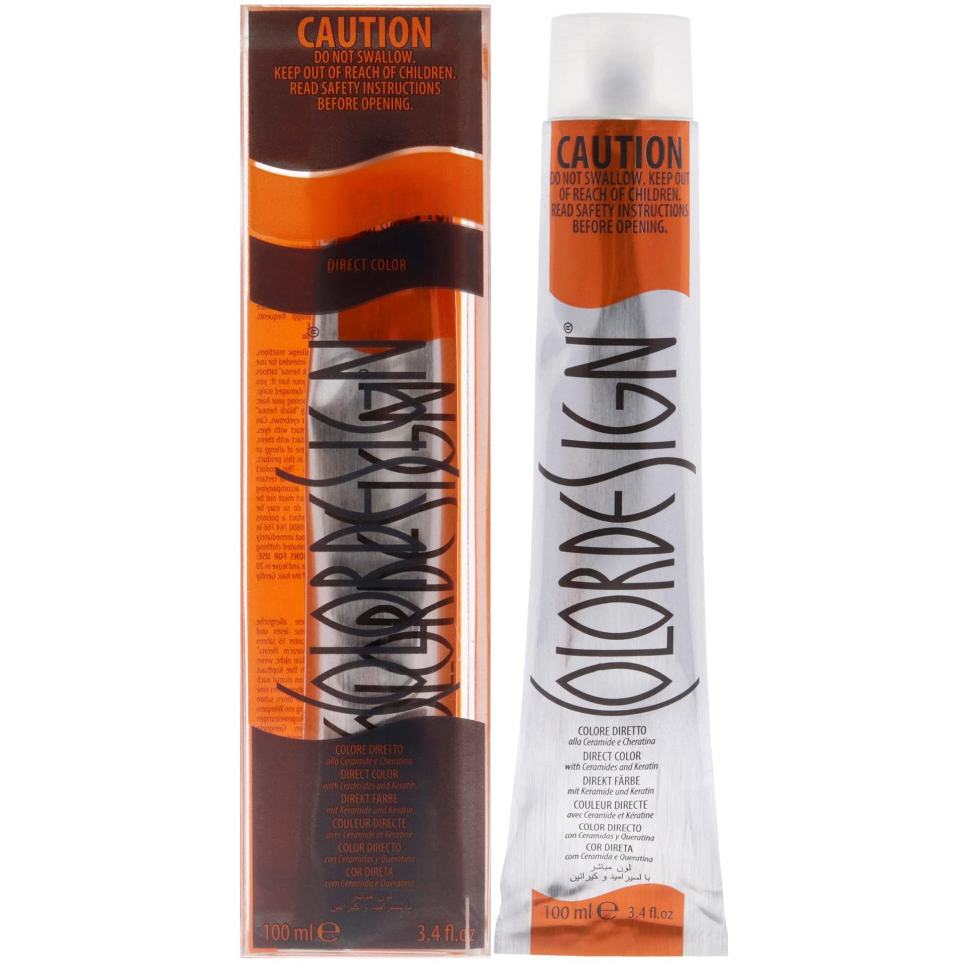 Direct Permanent Hair Color - 4.2 Violet Brown by ColorDesign for Unisex - 3.4 oz Hair Color