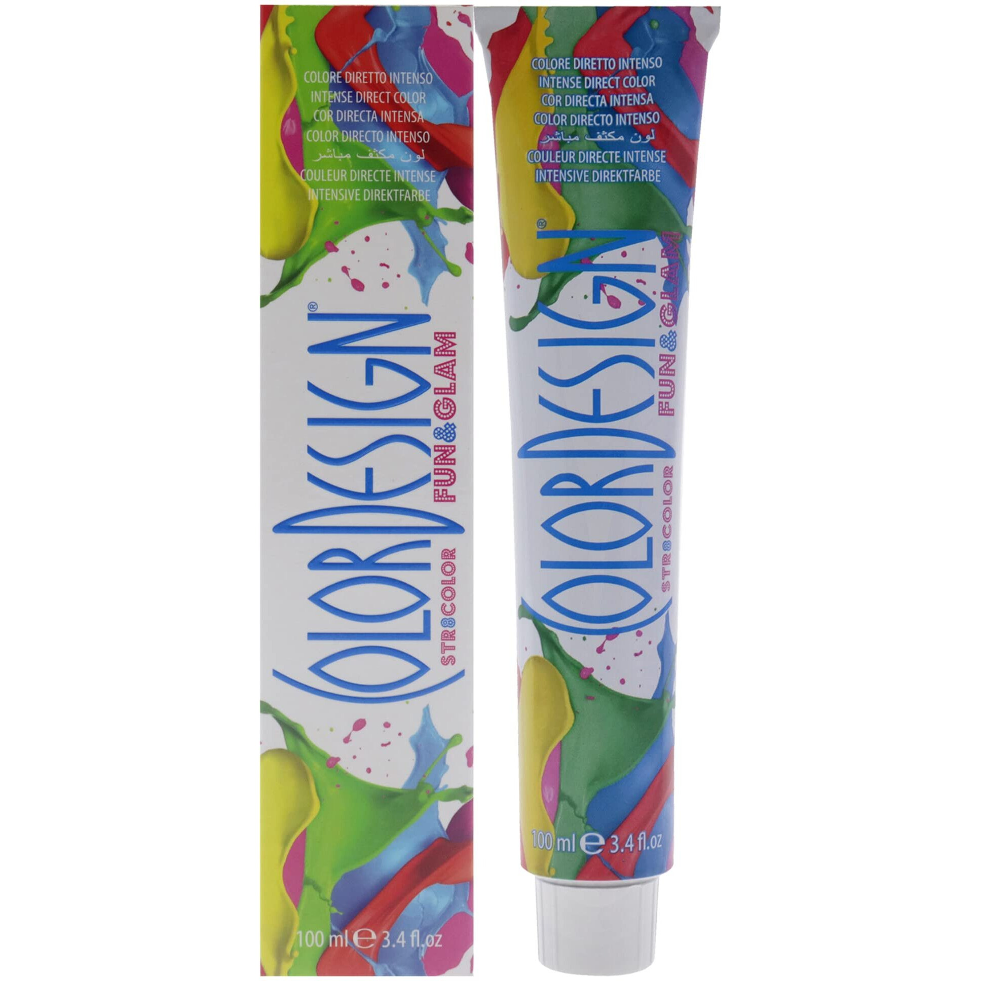 Fun and Glam Demi-Permanent Hair Color - Clear Gloss by ColorDesign for Unisex - 3.4 oz Hair Color