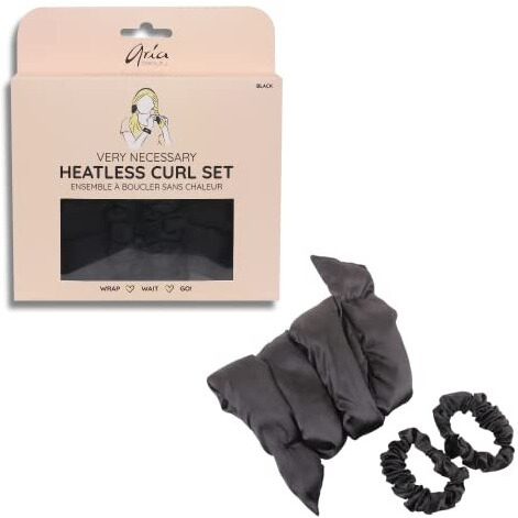 Very Necessary Heatless Curl Set - Black by Aria Beauty for Women - 1 Pc Roller