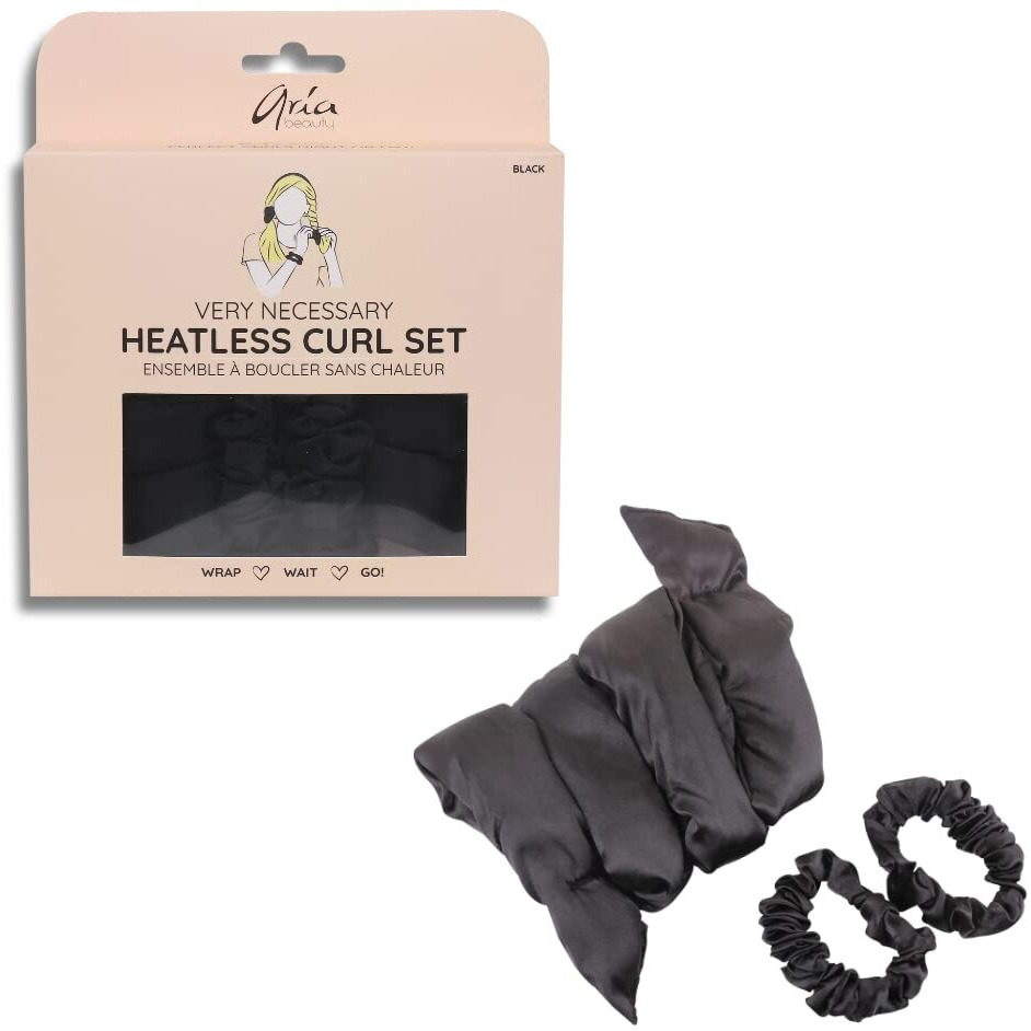 Very Necessary Heatless Curl Set - Black by Aria Beauty for Women - 1 Pc Roller