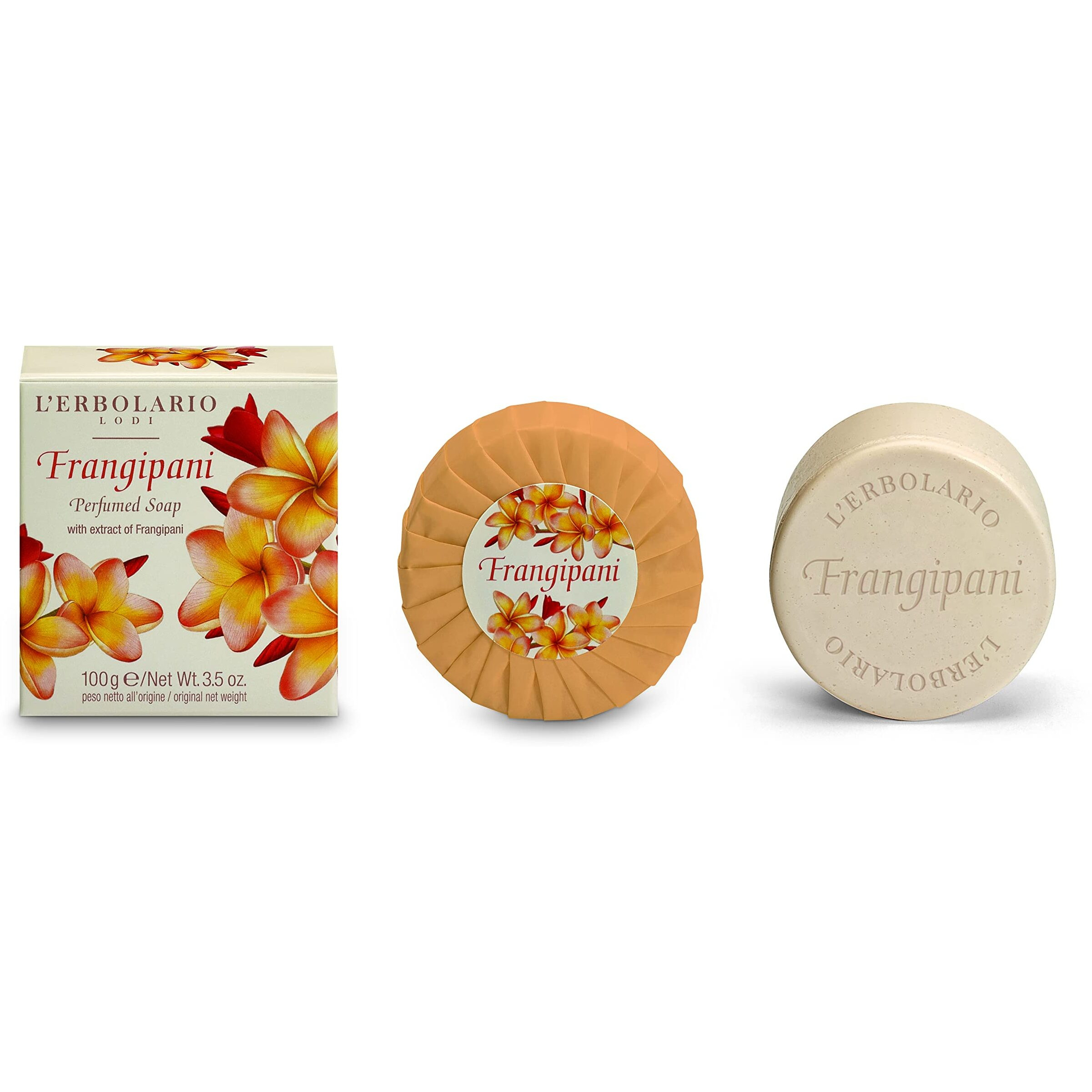 Perfumed Soap - Frangipani by LErbolario for Unisex - 3.5 oz Soap