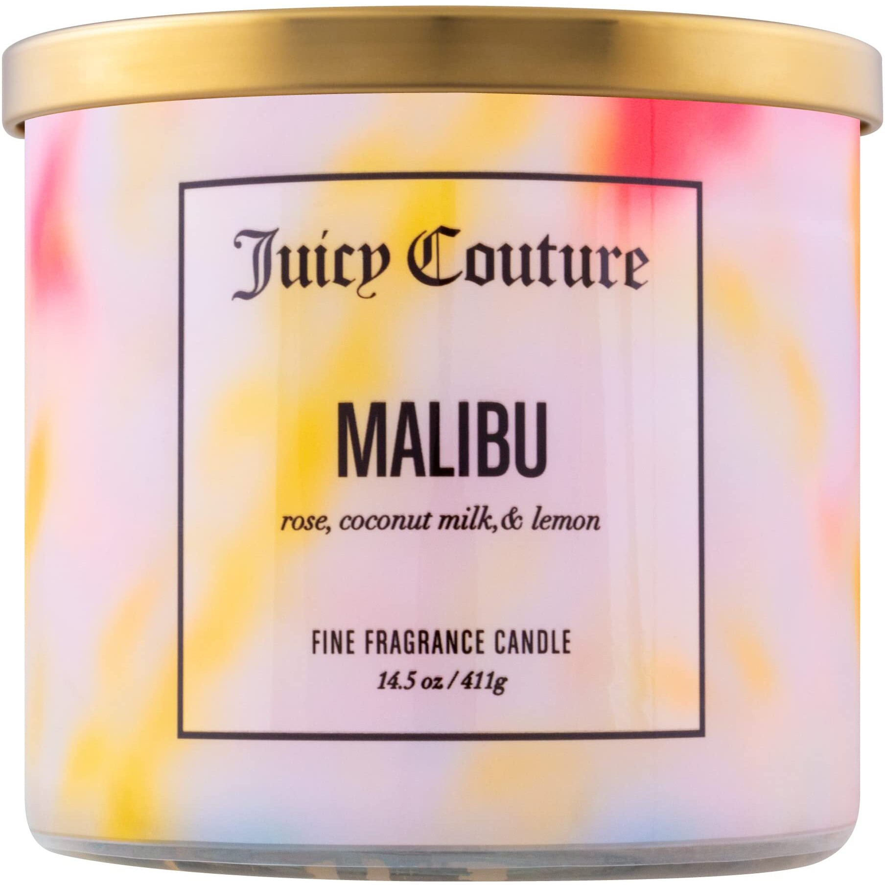 Juicy Couture 14.5 oz Soy Wax Blend 3 Wick Candle - Malibu