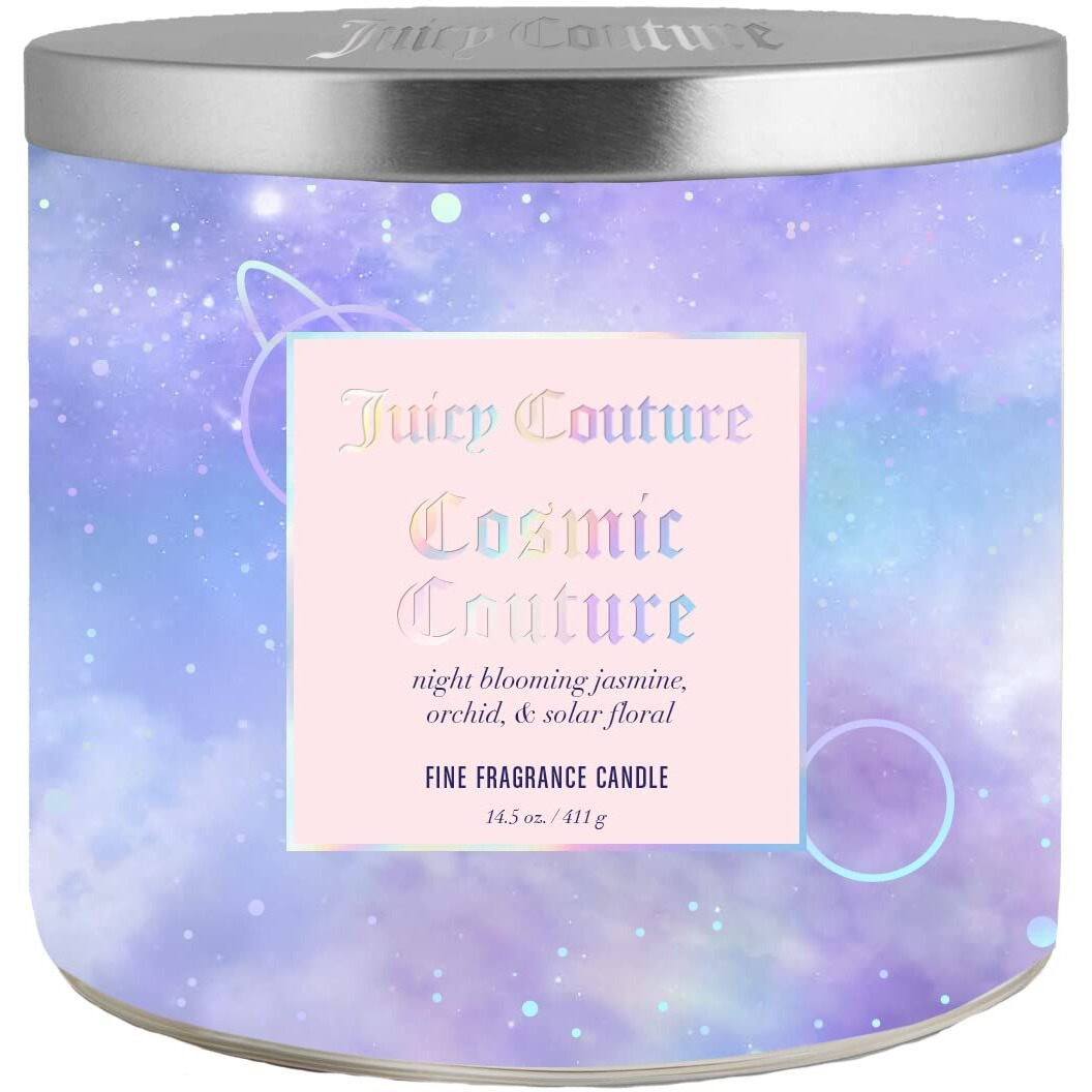 Juicy Couture 14.5 oz Soy Wax Blend 3 Wick Candle - Cosmic Couture