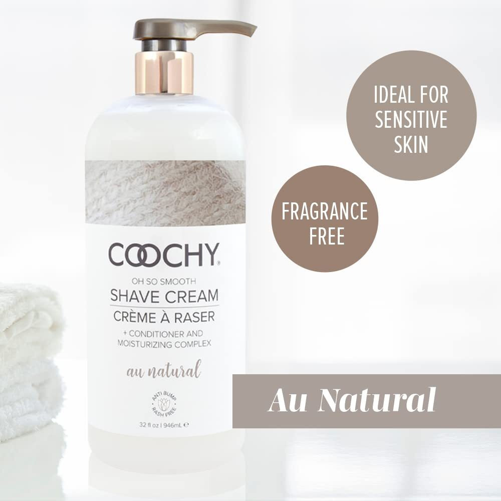 Coochy Shave Cream Au Natural 32oz