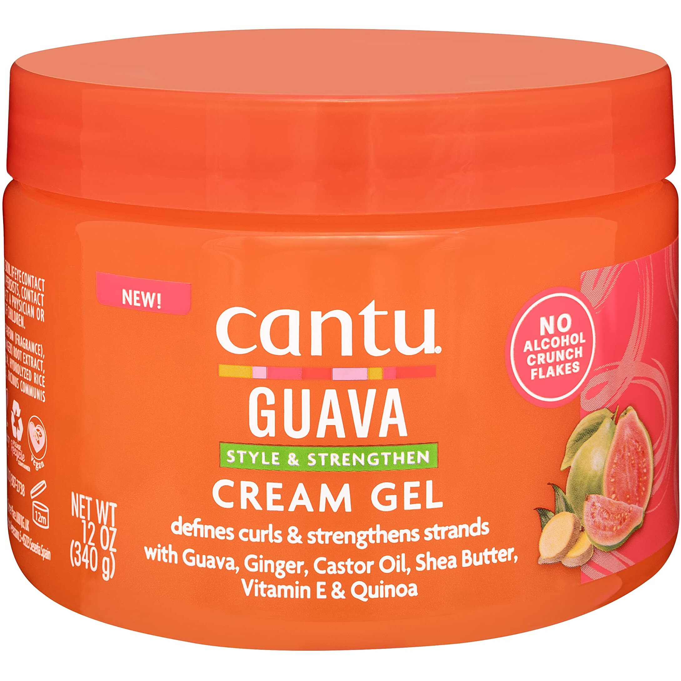 Cantu Guava Style & Strengthen, Cream Gel, 12 oz (340 g)