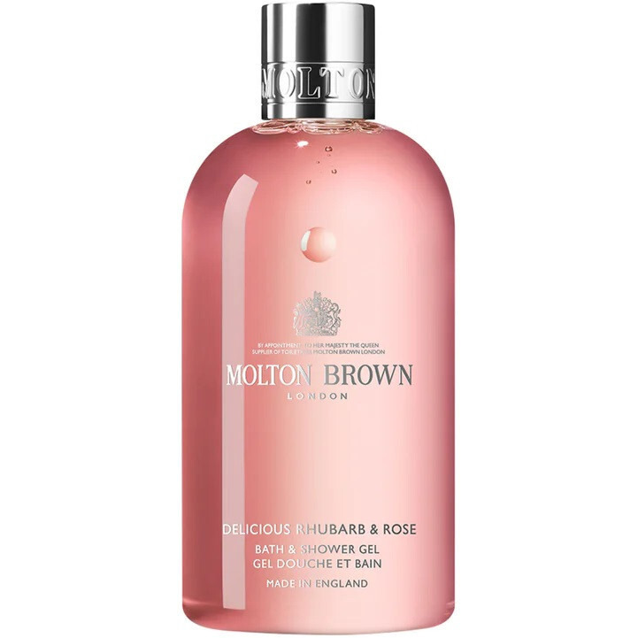 Delicious Rhubarba with Rose Bath and Shower Gel by Molton Brown for Women - 10 oz Bath and Shower Gel