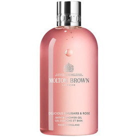 Delicious Rhubarba with Rose Bath and Shower Gel by Molton Brown for Women - 10 oz Bath and Shower Gel