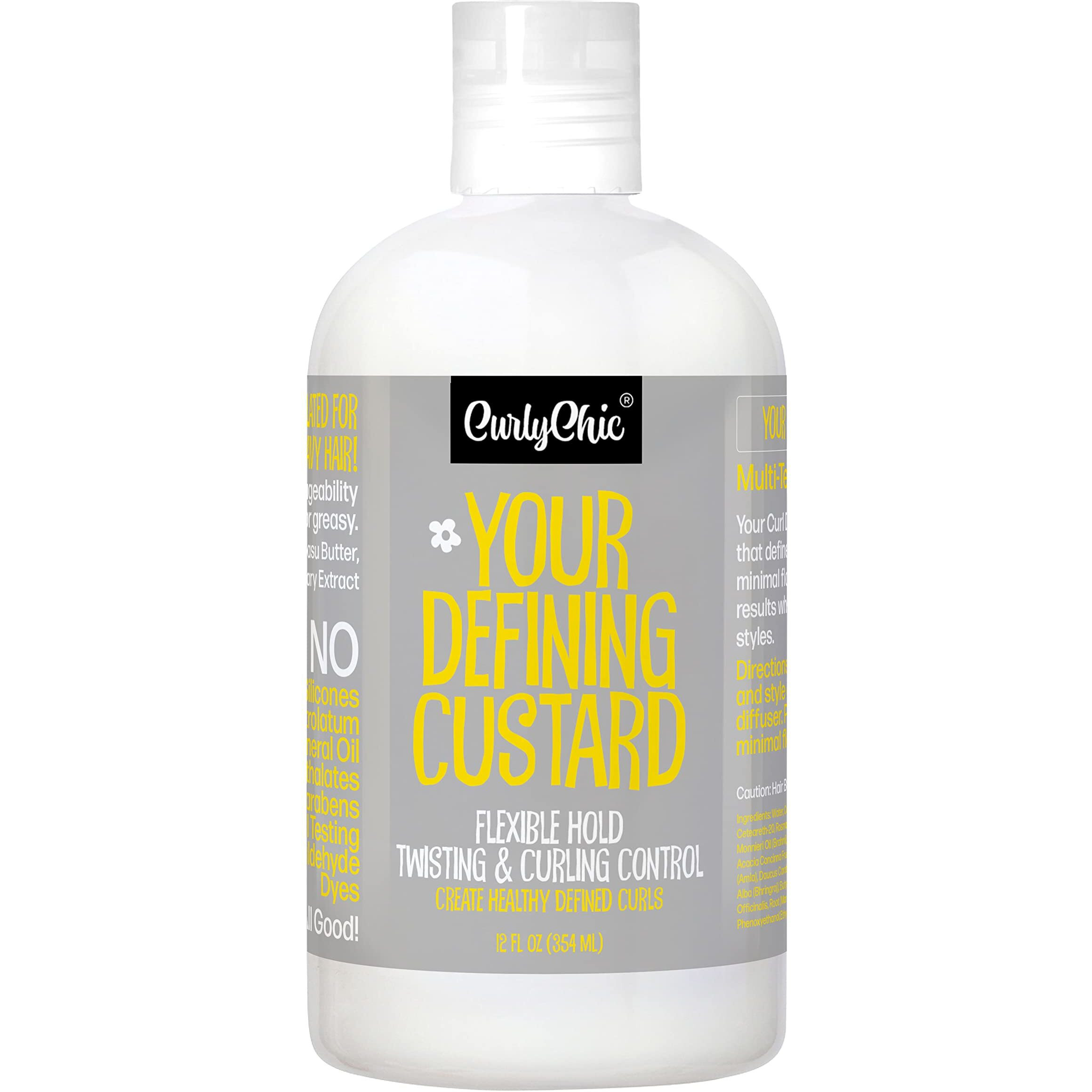 CurlyChic Your Defining Custard Flexible Hold 12 fl oz (Pack of 2)