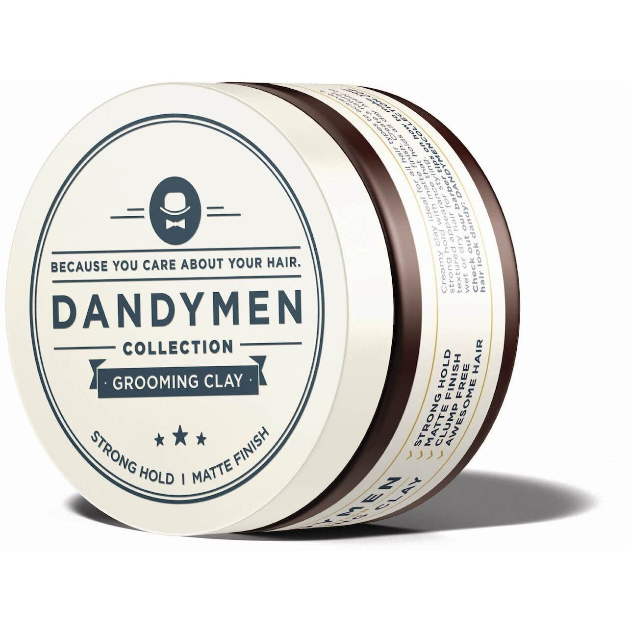 Dandymen Grooming Clay Strong Hold 3.4 oz