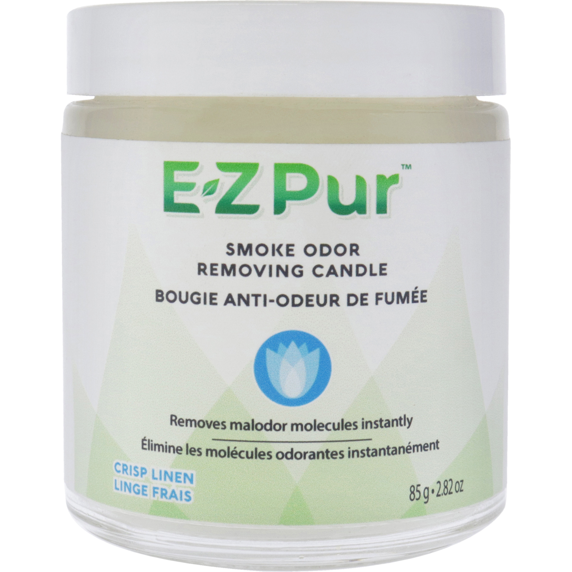 Smoke Odor Remover - Spring Bloom by E-Z Pur for Unisex - 2.28 oz Candle