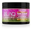 Blaq Luxury Sage & Lychee Repair and Strength Hair Masque - Treatment for Stronger, Healthier Hair - Infused with Biotin - Promotes Hair Repair, Growth, and Moisture Retention - All Hair Types - 10oz