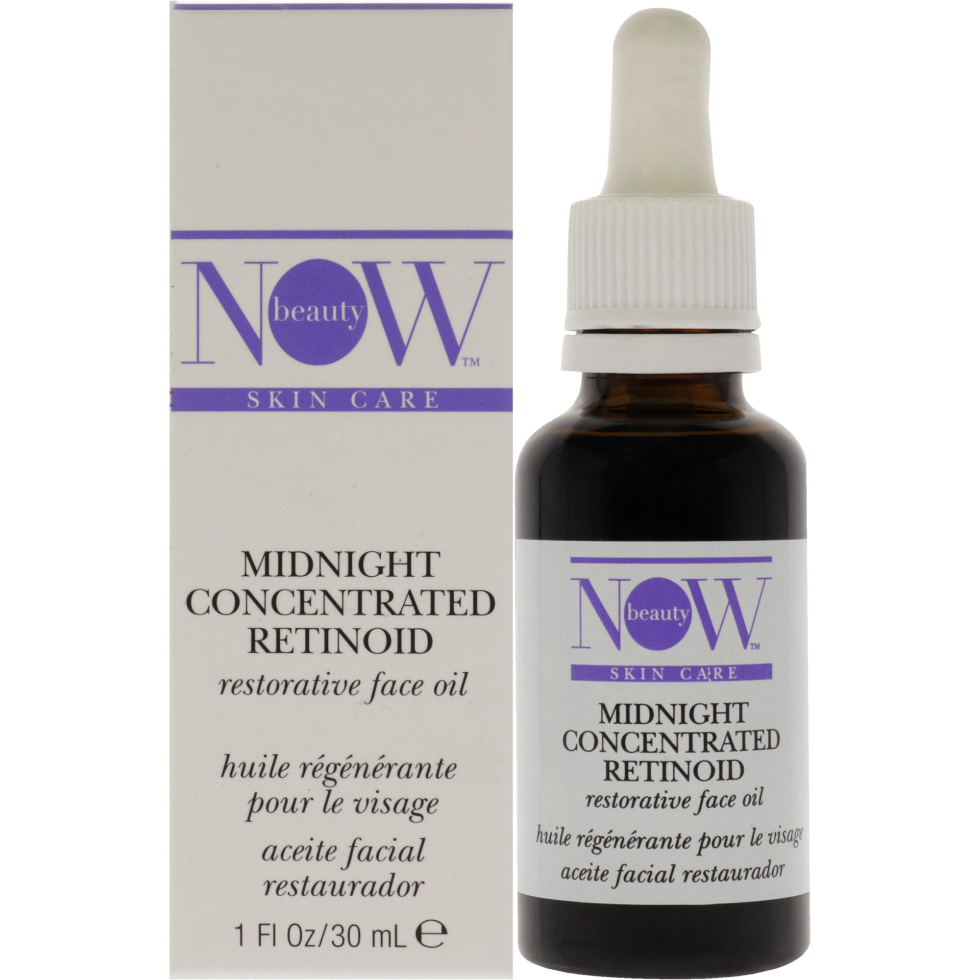 Midnight Concentrated Retinoid Restorative Face Oil by NOW Beauty for Unisex - 1 oz Oil