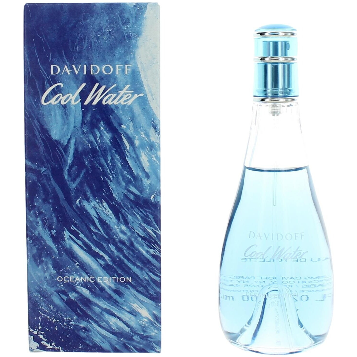 Cool Water Oceanic Edition by Davidoff, 3.3 oz Eau De Toilette Spray for Women