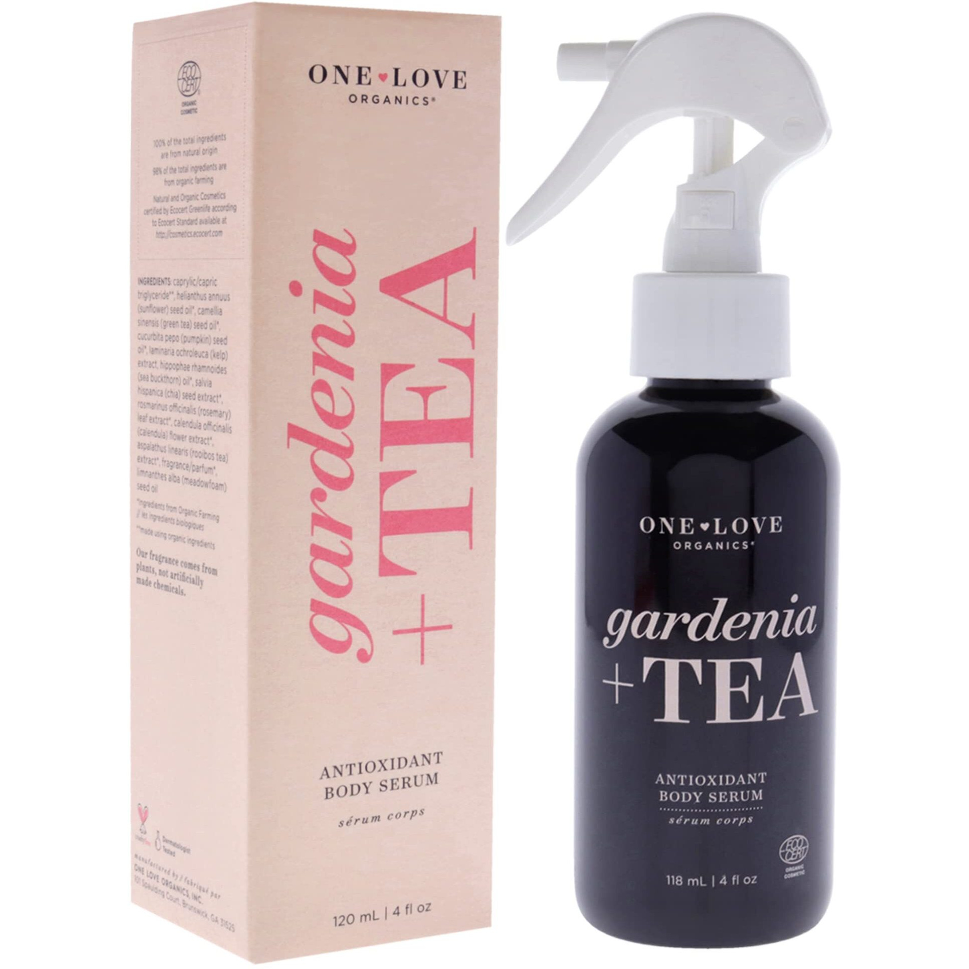 One Love Organics Gardenia Plus Tea Antioxidant Body Serum by One Love Organics for Women - 4 oz Serum