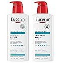 Eucerin Intensive Repair Body Lotion, Lotion for Very Dry Skin, 16.9 Fl Oz Pump Bottle - Pack of 2