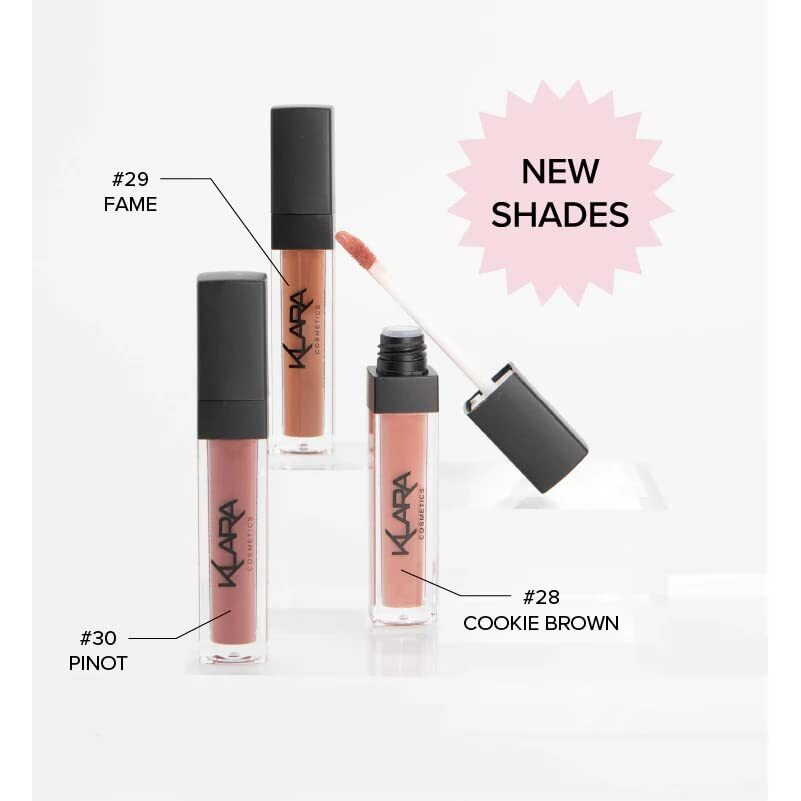 Kiss Proof Lipstick Liquid Matte - 30 Pinot by Klara for Women - 0.27 oz Lipstick