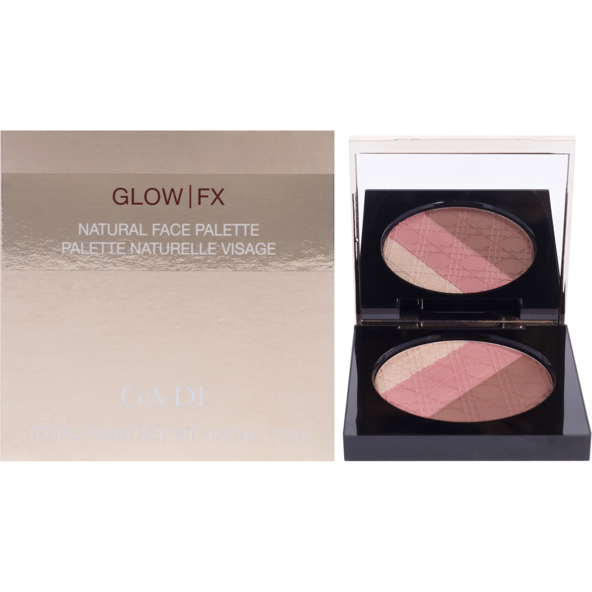 Glow FX Natural Face Palette - 139 Blooming Chic by GA-DE for Women - 0.42 oz Palette