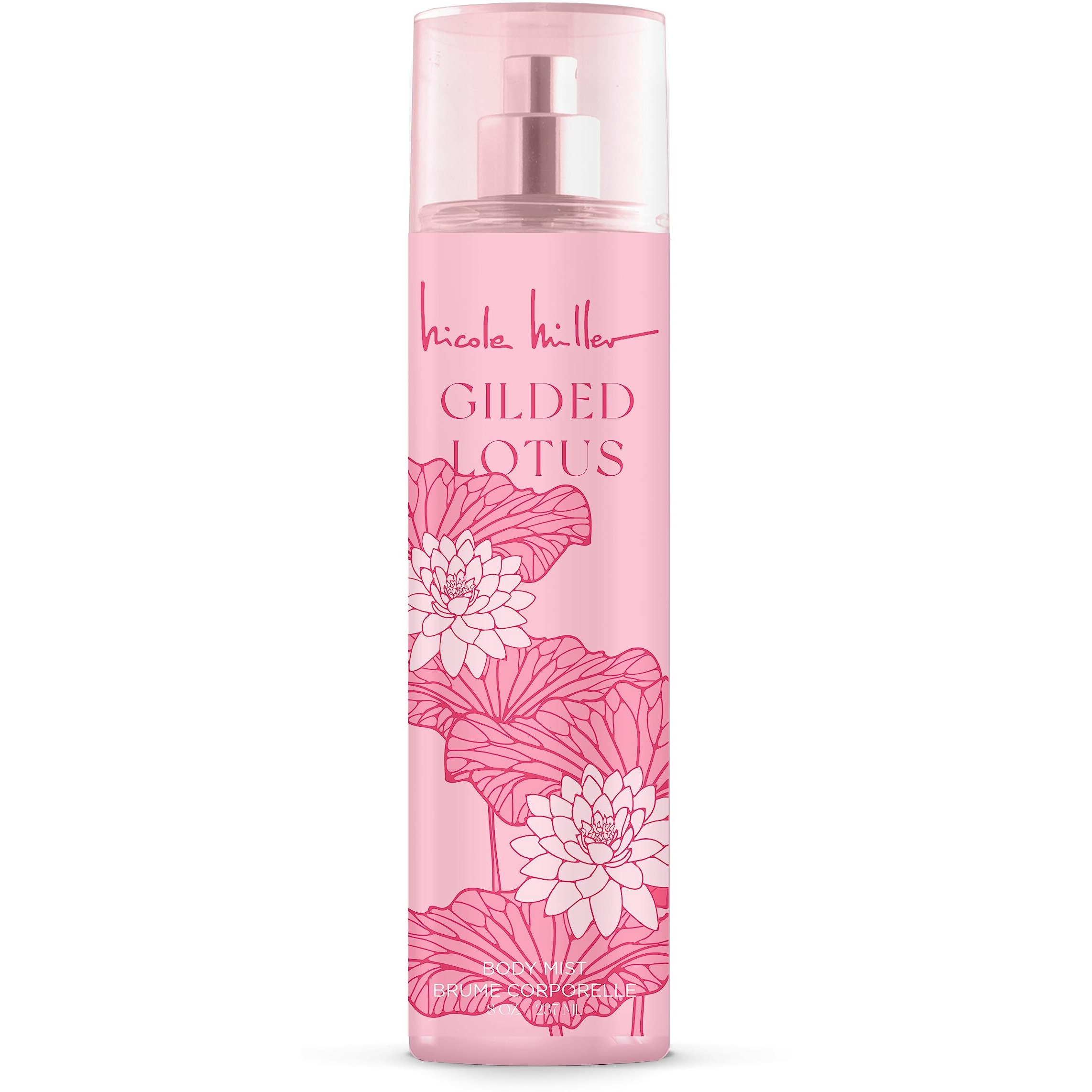 Gilded Lotus by Nicole Miller, 8 oz Body Mist for Women
