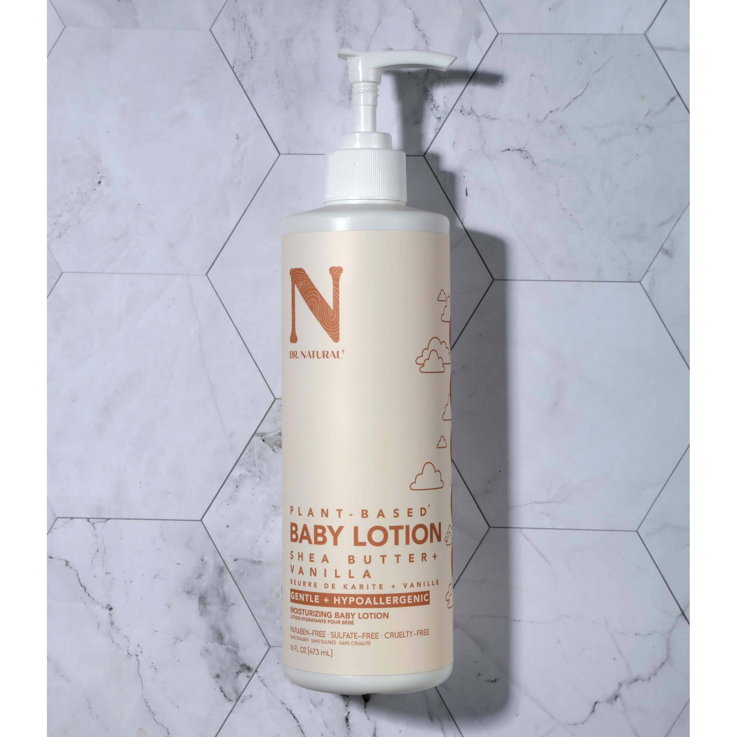 Moisturizing Baby Lotion - Shea Butter plus Vanilla by Dr. Natural for Kids - 16 oz Lotion